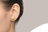 Boucles d'Oreilles "Abeille d'Or" en Citrine